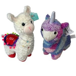 Valentine Llama Plushie Toys Stuffed Animals Gifts NEW NWT